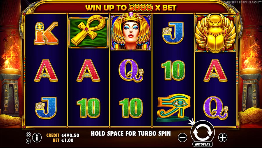 Удача и азарт со слотами «Ancient Egypt Classic» на портале Буи казино